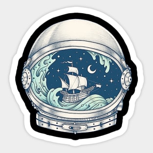 astronaut Sticker